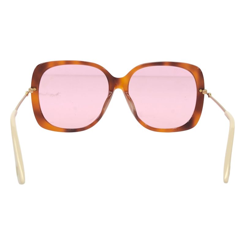 Gucci Butterfly Frame Sunglasses Pink 59