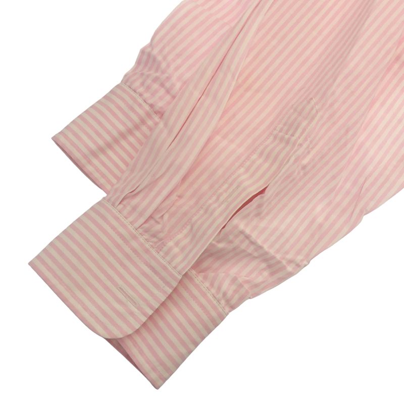 Balenciaga Oversize Striped Shirt Pink 36
