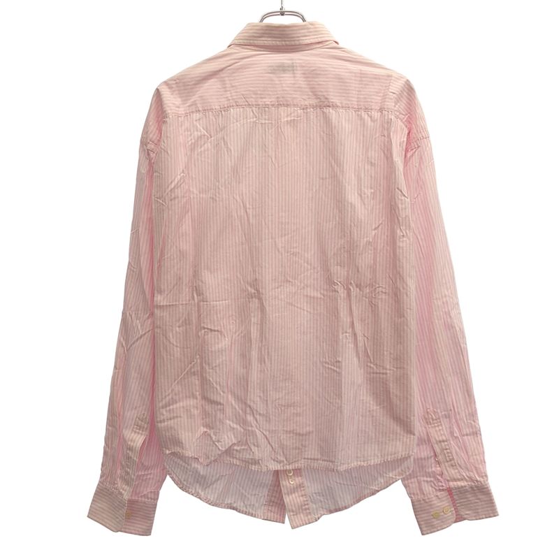 Balenciaga Oversize Striped Shirt Pink 36