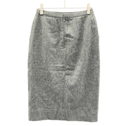 Chanel Vintage Tight Skirt Gray 38