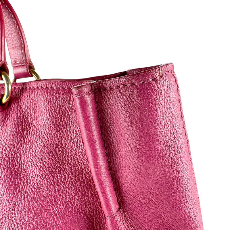 Prada Shoulder Bag Leather Pink