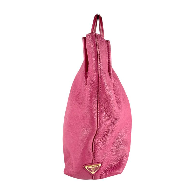 Prada Shoulder Bag Leather Pink