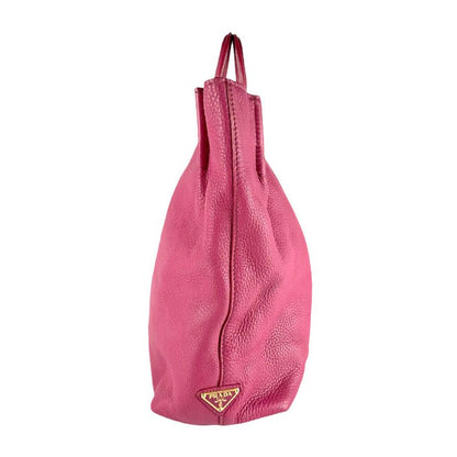 Prada Shoulder Bag Leather Pink