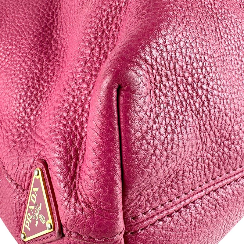 Prada Shoulder Bag Leather Pink