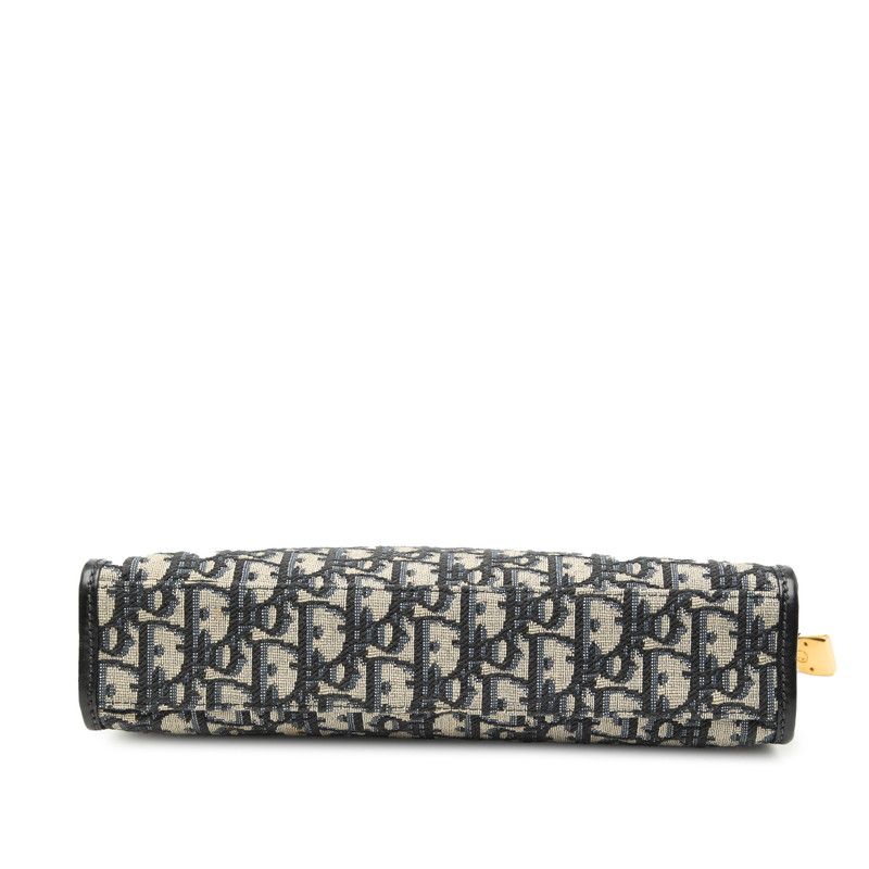 Dior Au Bree 30 Montaigne Navy Canvas Leather