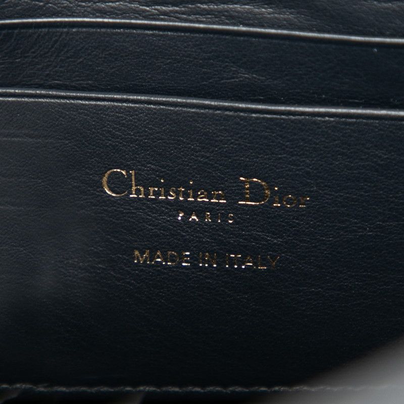 Dior Au Bree 30 Montaigne Navy Canvas Leather