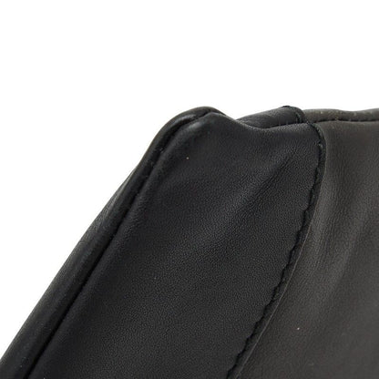 Balenciaga Navy Clip M Clutch Black Leather
