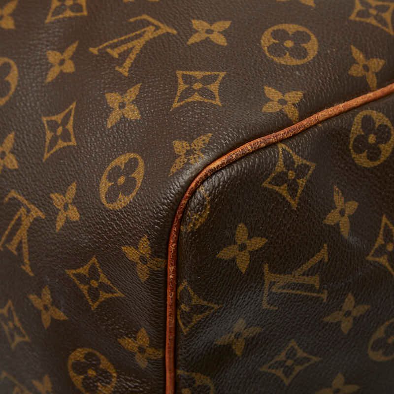 Louis Vuitton Monogram Keepall 60 Boston Bag Brown