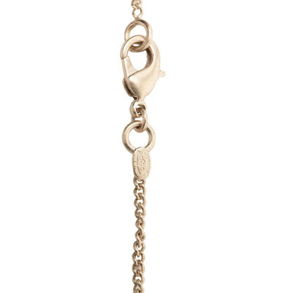 Chanel CC Logo Camellia Gold White Plated