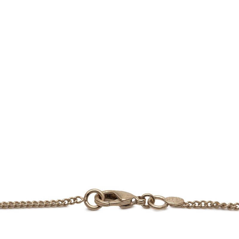 Chanel CC Logo Camellia Gold White Plated