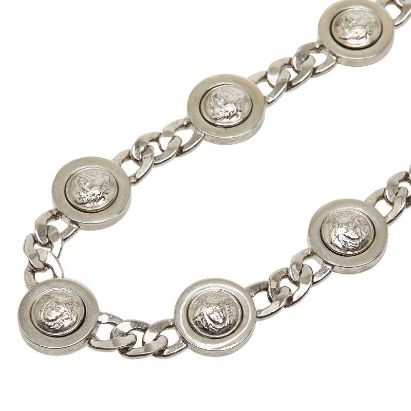 Versace Medusa Necklace Choker Silver Metal