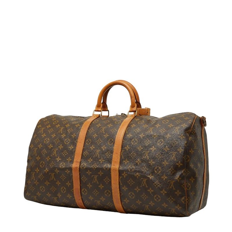 Louis Vuitton Monogram Keepall Bandouliere 55 Boston Bag 2-Way