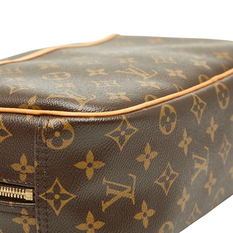 Louis Vuitton Monogram Trouville Brown Leather