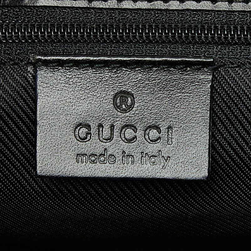 Gucci GG Canvas Jackie Shoulder Bag 002 Black