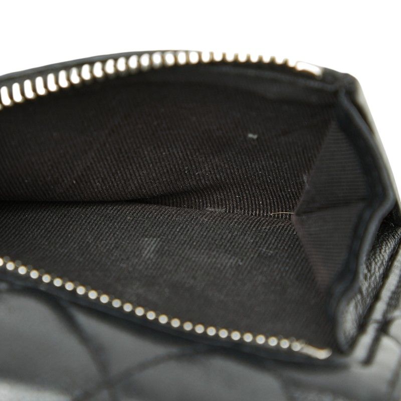 Chanel CC Logo Quilted Black Lambskin