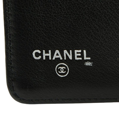 Chanel CC Logo Bronze Brown Black Patent Leather