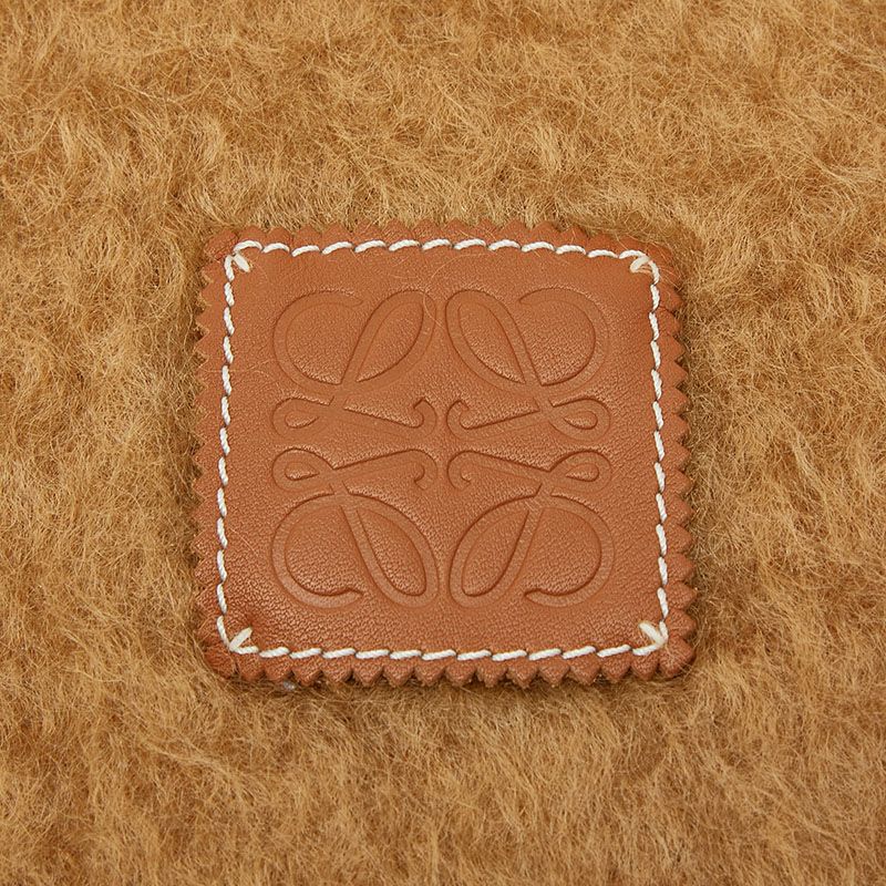 Loewe Anagram Brown Wool Nylon Mohair