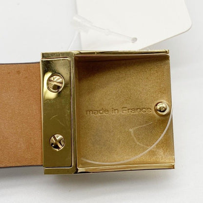 Louis Vuitton Belt Ceinture Carre Ebene Damier Gold