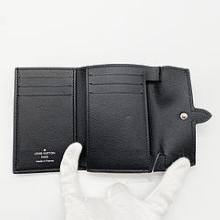 Louis Vuitton Wallet Organizer Duposh Black Monogram Pastel