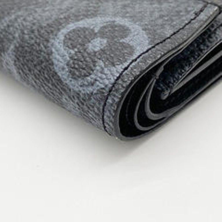 Louis Vuitton Wallet Organizer Duposh Black Monogram Pastel
