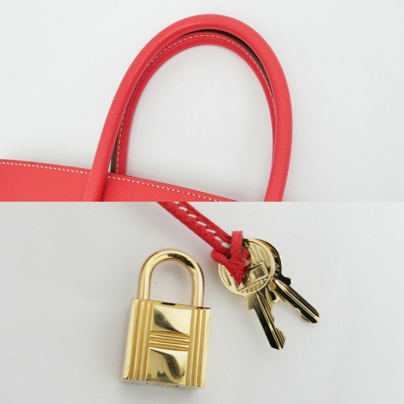 Hermes Candy Birkin 30 Rose Gyople Gold Veau Epsom Pink