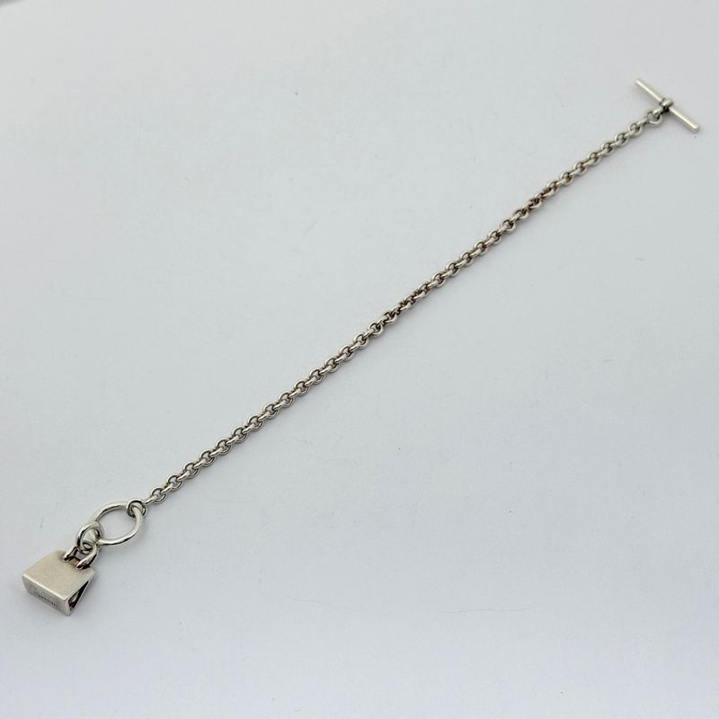Hermes Birkin Amulet Bracelet Silver