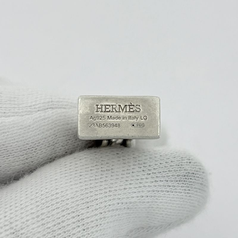 Hermes Birkin Amulet Bracelet Silver