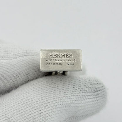 Hermes Birkin Amulet Bracelet Silver