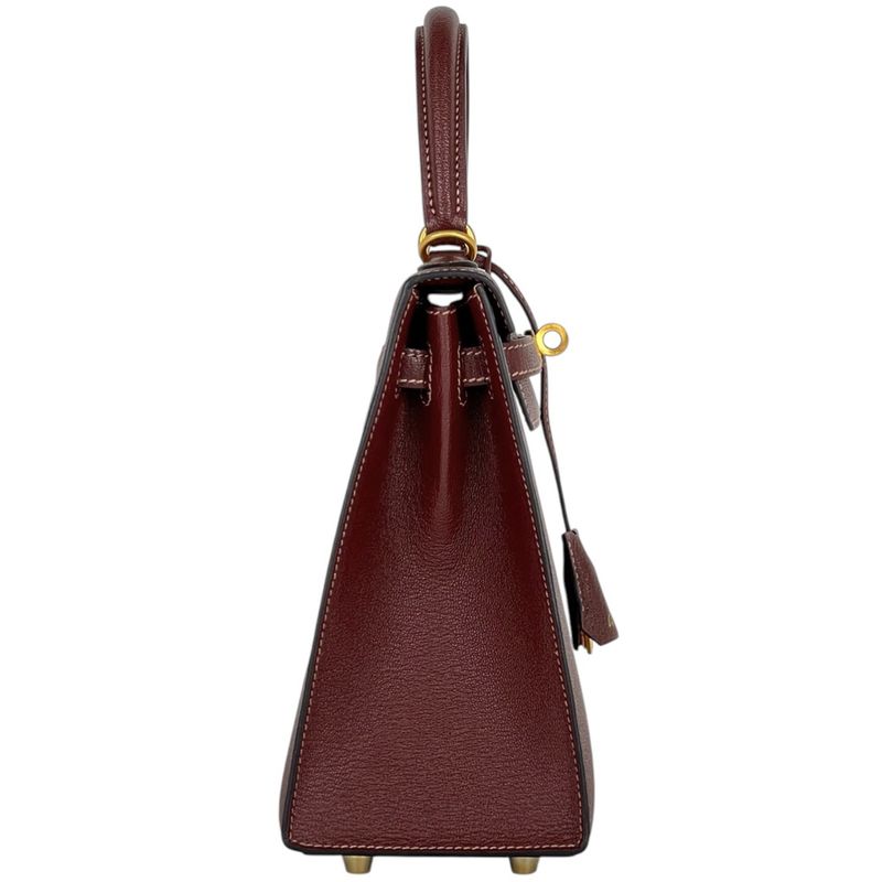 Hermes Kelly 25 Outside Sewing 2-Way Shoulder Bag Personal Order Chevre