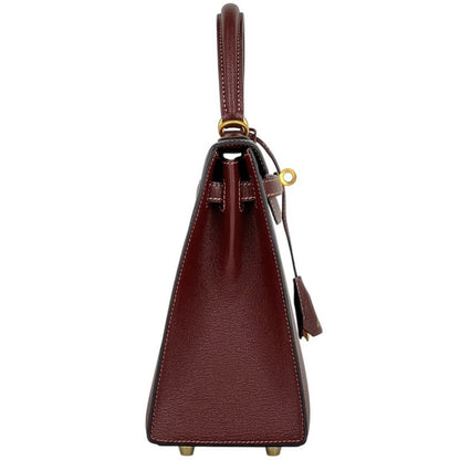 Hermes Kelly 25 Outside Sewing 2-Way Shoulder Bag Personal Order Chevre