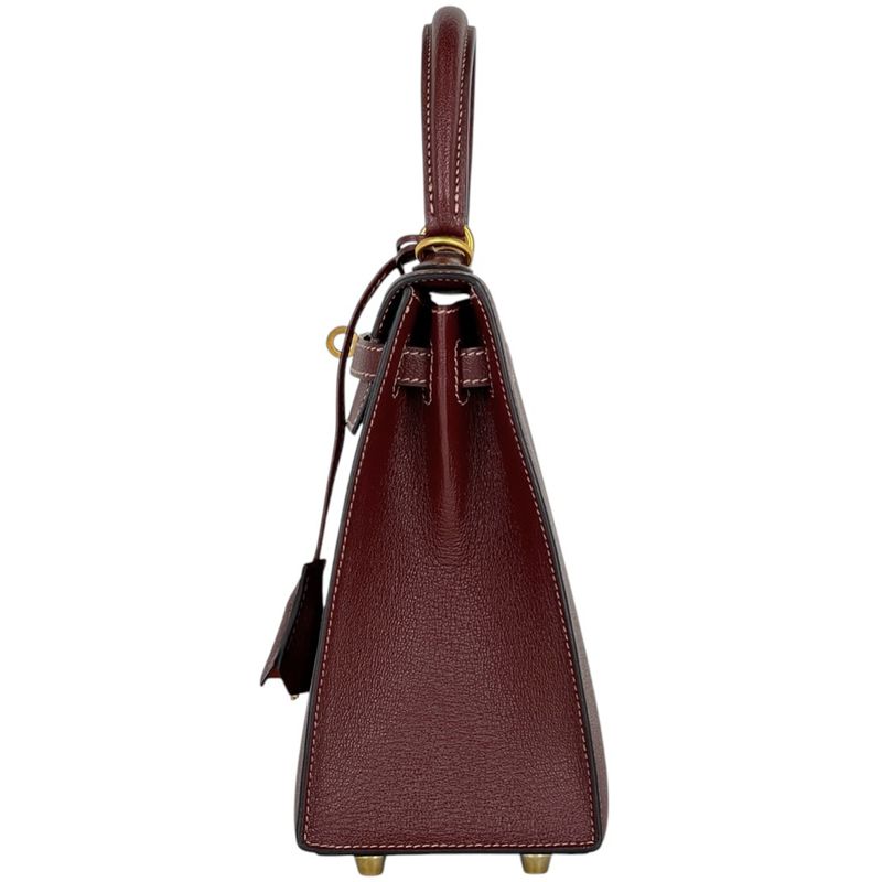 Hermes Kelly 25 Outside Sewing 2-Way Shoulder Bag Personal Order Chevre