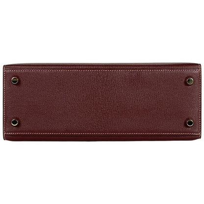 Hermes Kelly 25 Outside Sewing 2-Way Shoulder Bag Personal Order Chevre