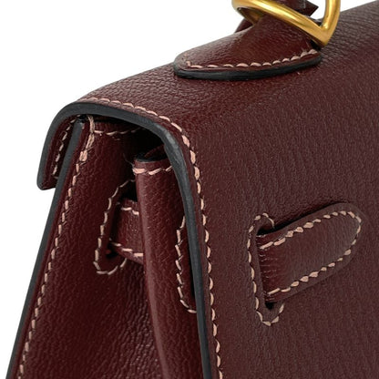 Hermes Kelly 25 Outside Sewing 2-Way Shoulder Bag Personal Order Chevre
