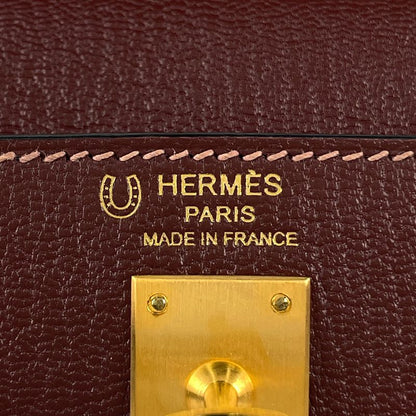 Hermes Kelly 25 Outside Sewing 2-Way Shoulder Bag Personal Order Chevre