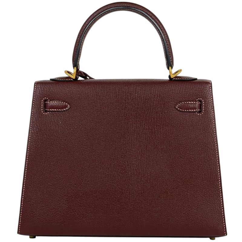Hermes Kelly 25 Outside Sewing 2-Way Shoulder Bag Personal Order Chevre