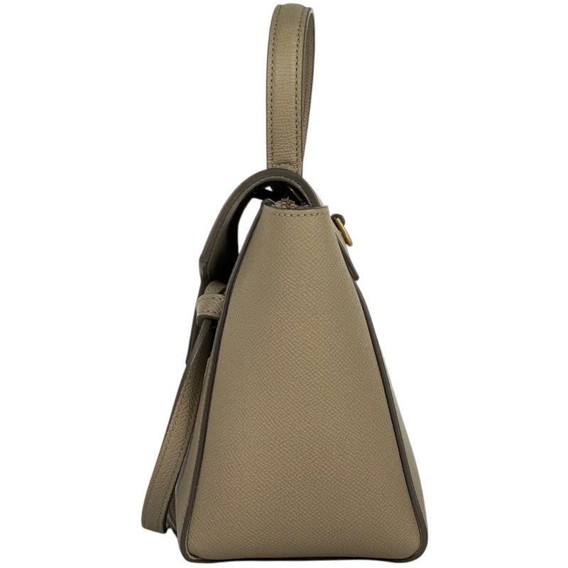 Celine Belt Bag Nano 2-Way Leather Beige