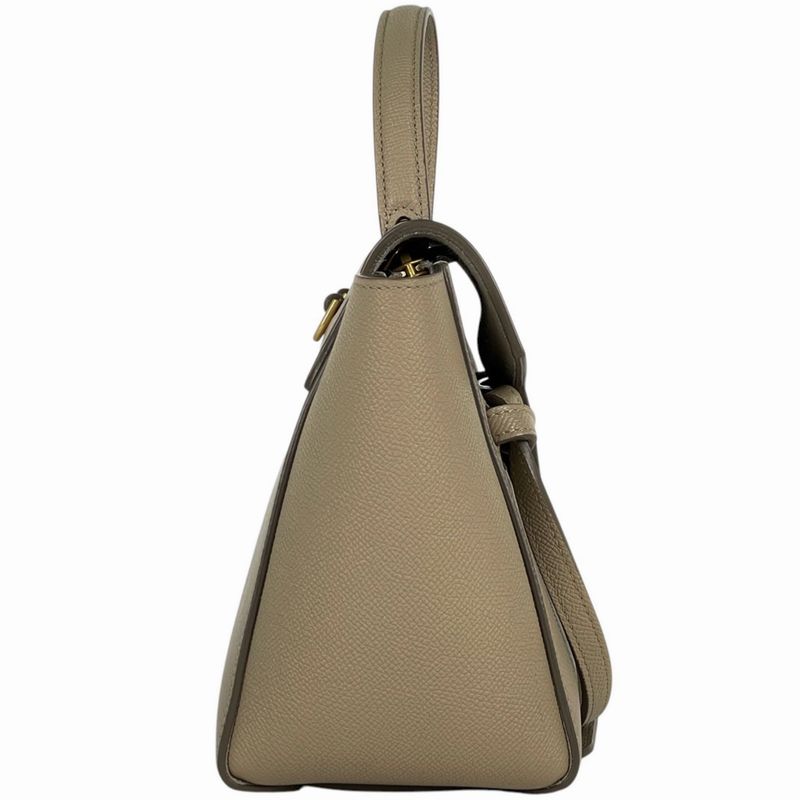 Celine Belt Bag Nano 2-Way Leather Beige