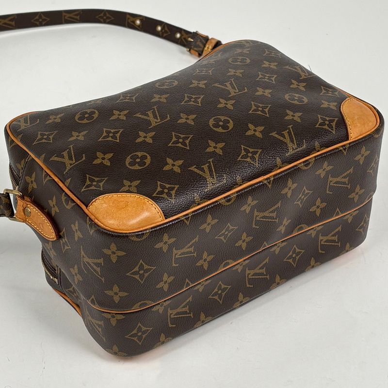 Louis Vuitton Nile Shoulder Bag Monogram Brown