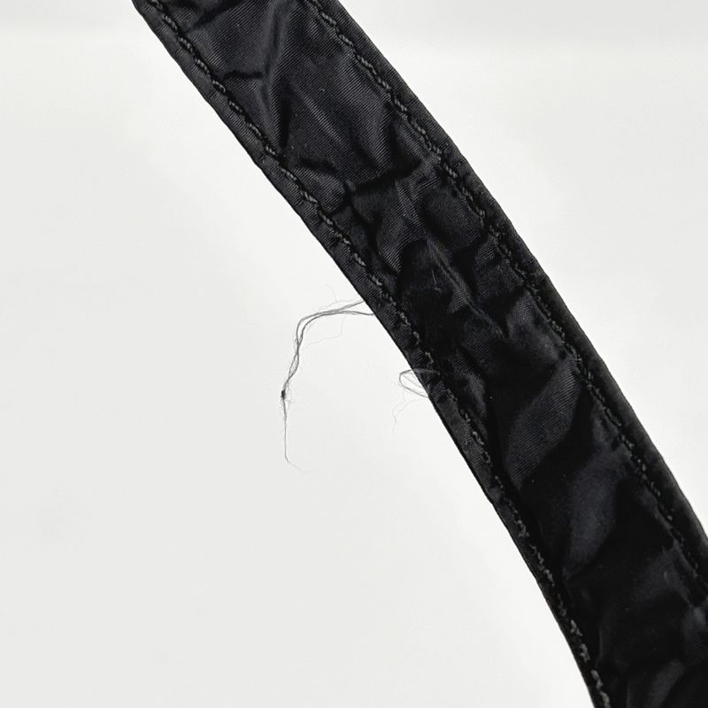 Prada Tote Nylon Nero Blue Gray