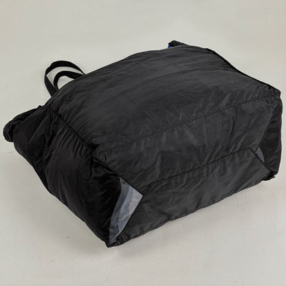 Prada Tote Nylon Nero Blue Gray