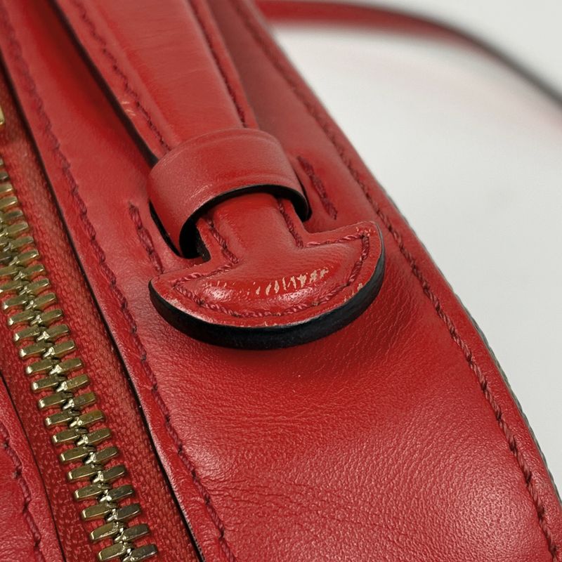 Louis Vuitton Saintonge Crossbody Shoulder Bag Monogram Brown Coquelicot