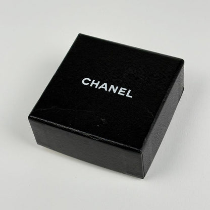 Chanel CC Logo Necklace Quilted Gold Plated