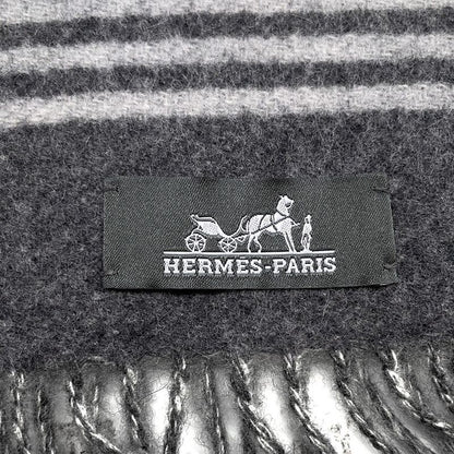 Hermes Scarf-sangle-a-Boucle Cashmere Antogracito Gris-cles