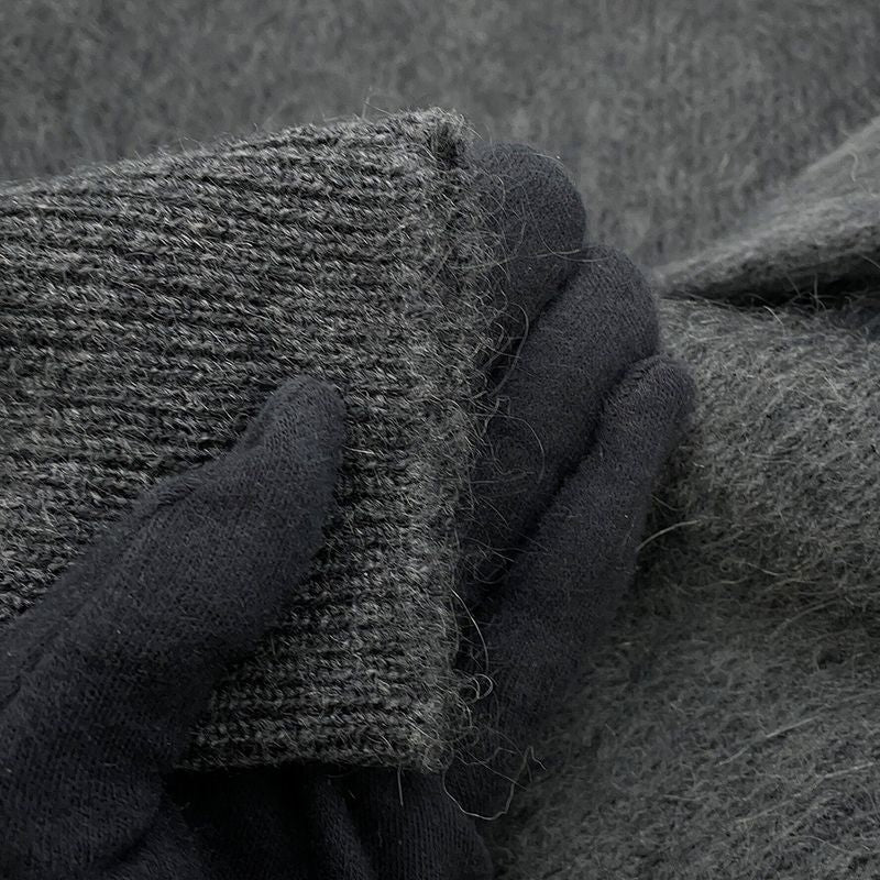 Fendi Knit Zucca Crew Neck Sweater Wool 46 Top