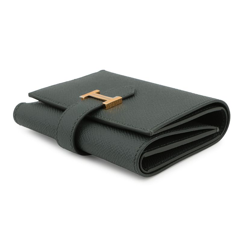 Hermes Trifold Wallet Bearn Combination Verlephonse Gold Epsom