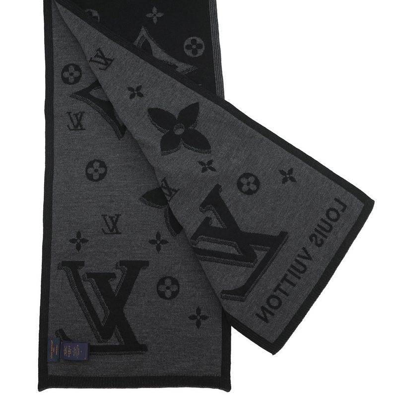 Louis Vuitton Scarf LV Galaxy Wool Black Noir