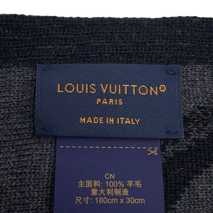 Louis Vuitton Scarf LV Galaxy Wool Black Noir