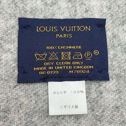 Louis Vuitton Scarf LV Split Cashmere Monogram Black Noir