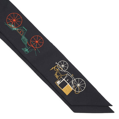 Hermes Scarf Twilly Long a Toute Berline Silk Fall/winter