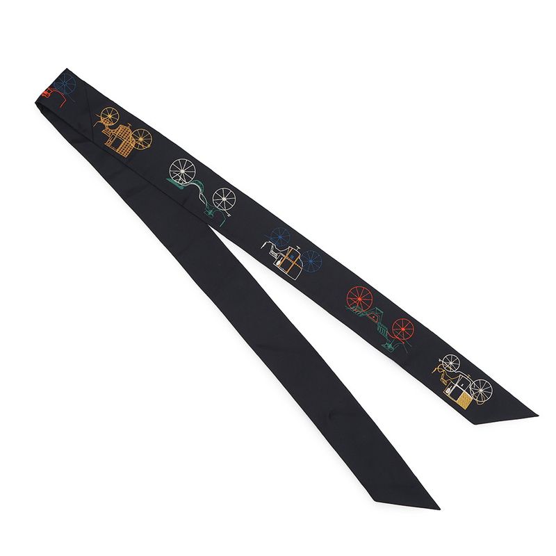 Hermes Scarf Twilly Long a Toute Berline Silk Fall/winter